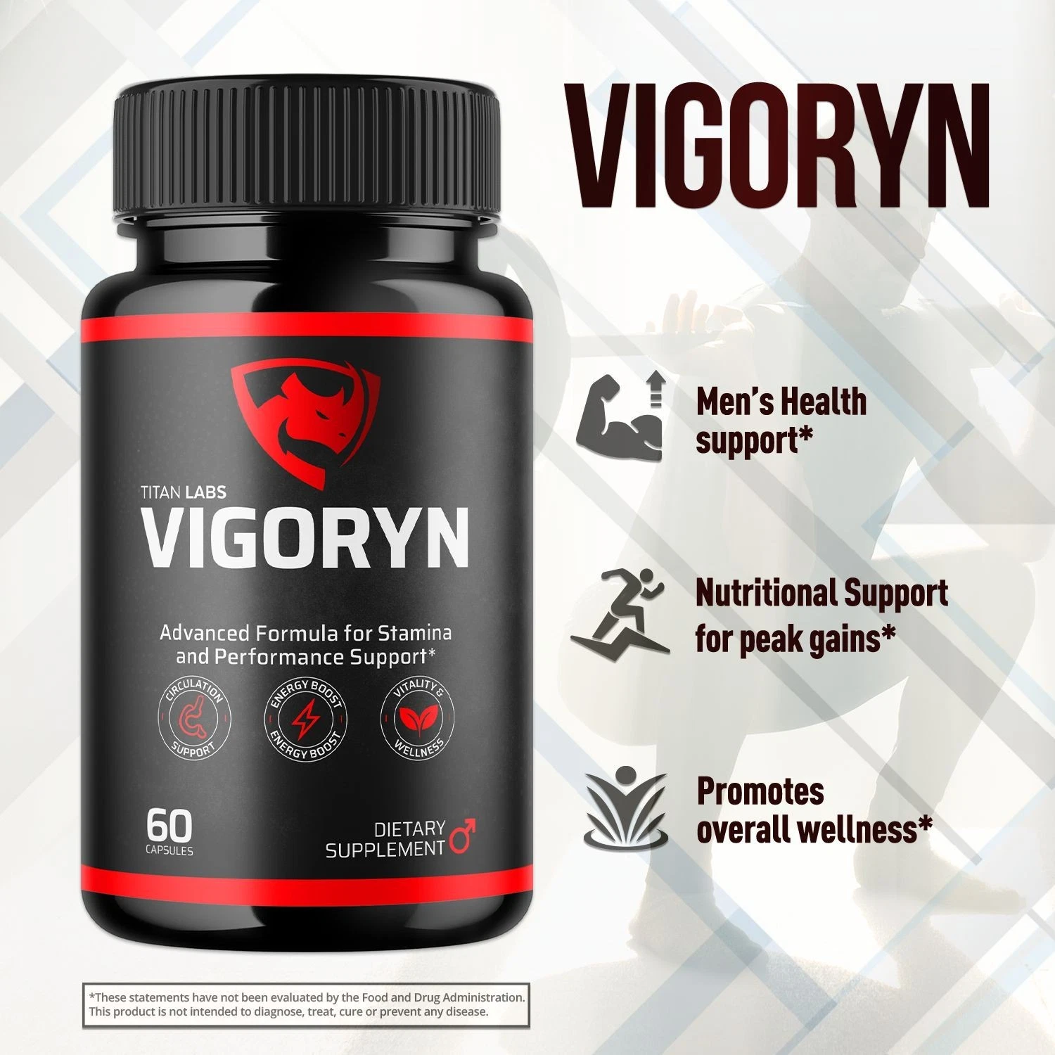 Vigoryn Pro advanced men's supplement — ingredients overview
